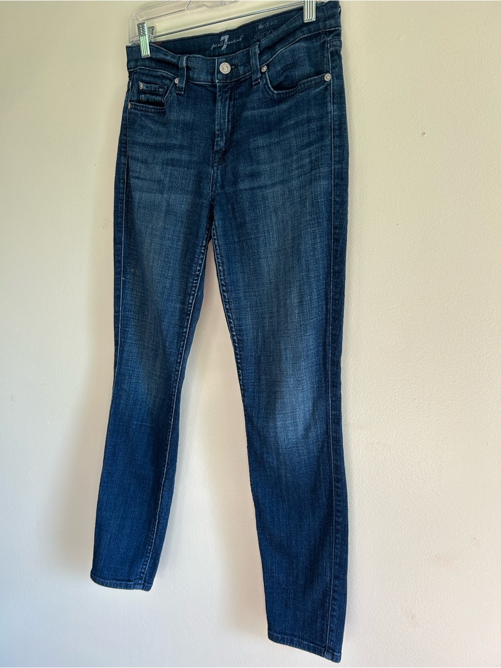 Seven For All Mankind 7Fam The Ankle Skinny Jeans Size 28 - Picture 4 of 10